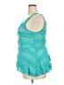 Torrid Teal Sleeveless Blouse Size 2X Plus (2) - photo 5