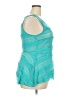 Torrid Teal Sleeveless Blouse Size 2X Plus (2) - photo 4