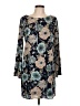 Emory Park 100% Polyester Print Blue Casual Dress Size L - photo 1