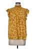 Unbranded Yellow Sleeveless Blouse Size M (estimated) - photo 1