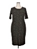 Lularoe Print Black Cocktail Dress Size 2X - photo 1
