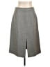 J.Crew 100% Wool Solid Gray Casual Skirt Size 12 - photo 1
