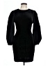 LDT Solid Black Cocktail Dress Size 10 - photo 1
