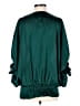 Neiman Marcus 100% Polyester Green 3/4 Sleeve Blouse Size M - photo 2