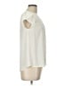 Papermoon 100% Polyester Ivory Short Sleeve Blouse Size L (petite) - photo 4