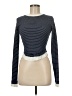 Partimento Blue Long Sleeve Top One size - photo 1