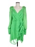 LPA 100% Polyester Green Cocktail Dress Size M - photo 1