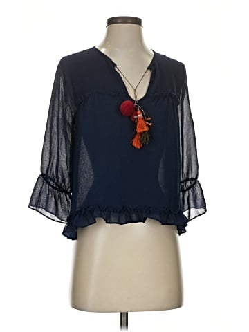 MISA Los Angeles 3/4 Sleeve Blouse (view 1)