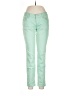 Mossimo Supply Co. Solid Green Jeans Size 7 - photo 1