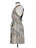 Ark & Co. 100% Polyester Metallic Silver Cocktail Dress Size S - photo 5