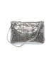 MICHAEL Michael Kors 100% Leather Metallic Silver Leather Satchel One size - photo 1