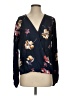 Lavender Brown Black Long Sleeve Blouse Size XS (estimated) - photo 1