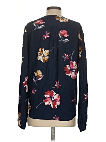 Lavender Brown Long Sleeve Blouse (view 2)