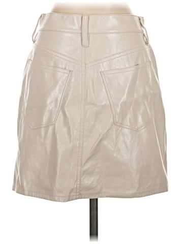 Madewell Faux Leather Skirt (view 2)