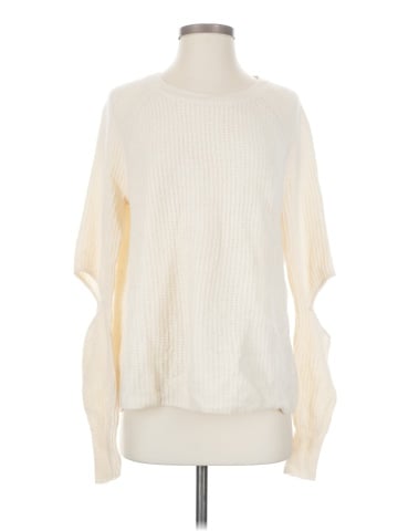 Aqua Cashmere Pullover Sweater (view 1)