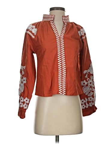 Julia Amory Long Sleeve Blouse - front