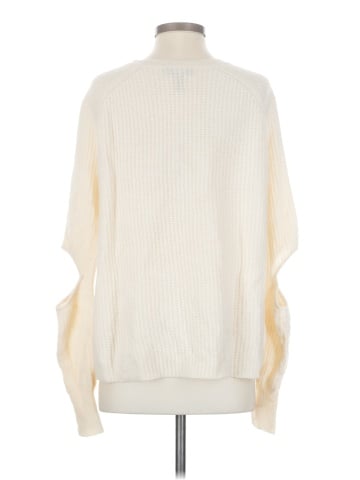 Aqua Cashmere Pullover Sweater (view 2)