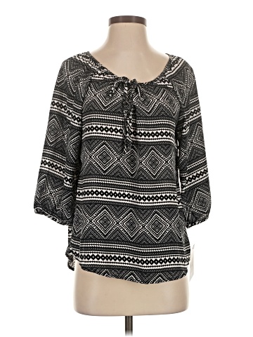 Lucy Love 3/4 Sleeve Blouse (view 1)