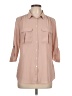 H&M 100% Polyester Tan 3/4 Sleeve Blouse Size 12 - photo 1