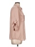 H&M 100% Polyester Tan 3/4 Sleeve Blouse Size 12 - photo 4