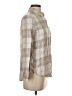 Gap Plaid Tan Long Sleeve Button-Down Shirt Size XS - photo 4