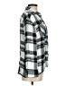 Cato 100% Rayon Plaid Gray Long Sleeve Button-Down Shirt Size M - photo 4