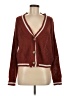 Shein 100% Polyester Burgundy Cardigan Size 8 - 10 - photo 1