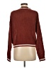 Shein 100% Polyester Burgundy Cardigan Size 8 - 10 - photo 2