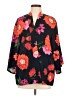 Do Everything in Love 100% Polyester Floral Black 3/4 Sleeve Blouse One size - photo 1