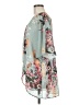 Unbranded Gray Teal Kimono Size M - photo 5
