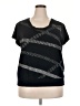 Calvin Klein Black Short Sleeve Top Size XXL (estimated) - photo 1