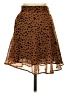 Bershka Animal Print Brown Casual Skirt Size S - photo 2
