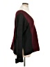 Lou & Grey Color Block Burgundy Pullover Sweater Size XL - photo 4