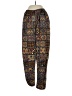 Assorted Brands Print Black Casual Pants Size 23 waist (estimated) - photo 1