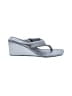 Dubié Gray Silver Sandals Size EU 39 - photo 1