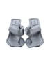 Dubié Gray Silver Sandals Size EU 39 - photo 2