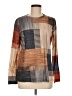 Unbranded 100% Polyester Brown Long Sleeve T-Shirt Size M - photo 1