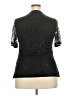 Sheilay Black Short Sleeve Top Size XXL - photo 2