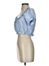 Zara Blue Short Sleeve Blouse Size S - photo 5