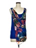 Signature collection 100% Polyester Blue Sleeveless Top Size M - photo 1