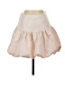 Francesca's Solid Pink Ivory Casual Skirt Size XS - photo 1