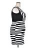 Assorted Brands Stripes White Cocktail Dress Size XXL - photo 4