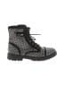 Bebe Houndstooth Black Boots Size 7 1/2 - photo 1