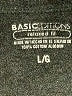 Basic Editions 100% Cotton Gray Pullover Sweater Size L - photo 7
