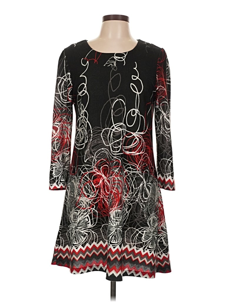Pre-owned Papillon Casual Dress In Black