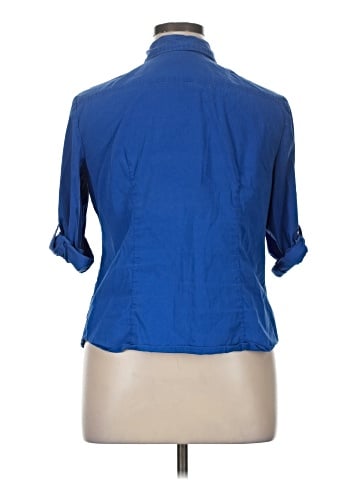 Apt. 9 3/4 Sleeve Button-Down Shirt (view 2)