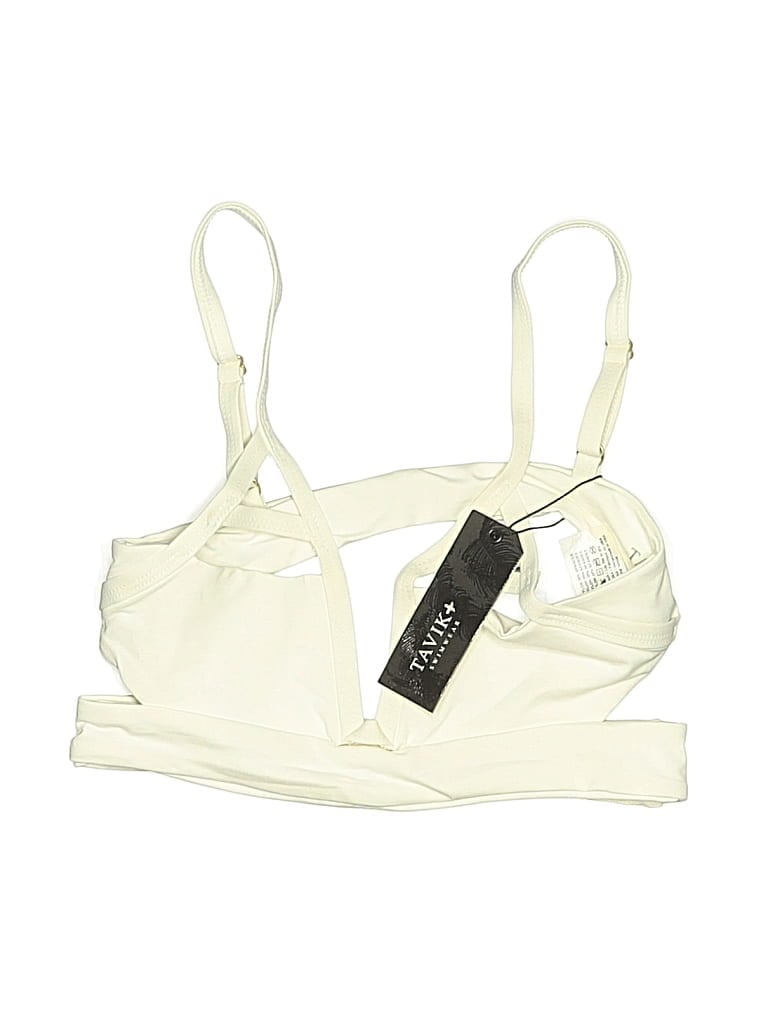 Tavik Swimsuit Top Ivory Swimwear In White