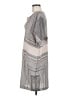 BCBGMAXAZRIA 100% Polyester Gray Casual Dress Size M - photo 5