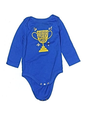 Cat & Jack Long Sleeve Onesie (view 1)