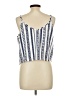 Shein Blue Sleeveless Blouse Size 12 - photo 2